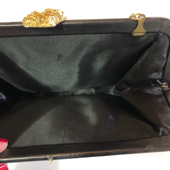 Admiral Vintage Black Handbag Purse - Picture 3 of 8